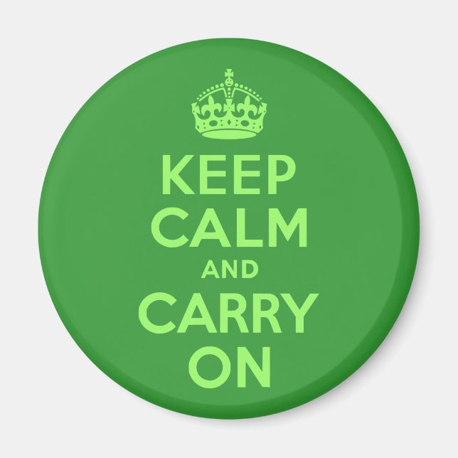 Keep Calm and Carry On Magnet (Front)