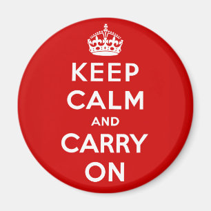 Keep Calm and Carry On Magnet