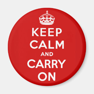 Keep Calm and Carry On Magnet