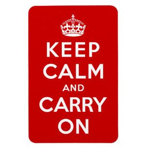 Keep Calm and Carry On Magnet