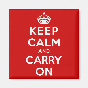 Keep Calm and Carry On Magnet