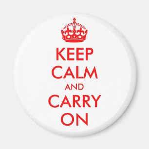 Keep Calm and Carry On Magnet