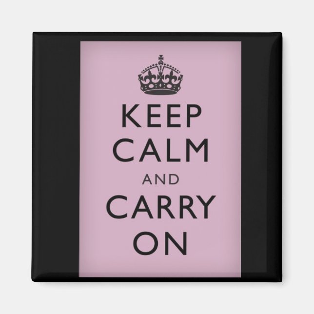 Keep Calm and Carry On Magnet (Front)