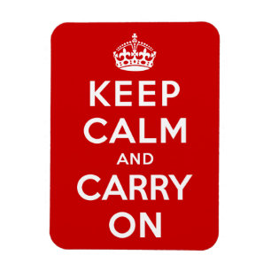 Keep Calm and Carry On Magnet