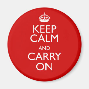Keep Calm and Carry On Magnet