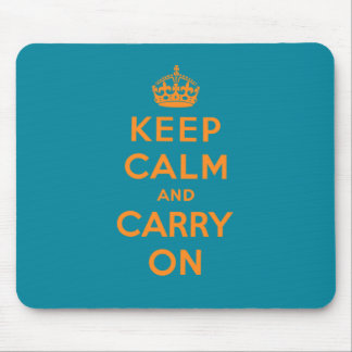 Keep Calm And Carry On Mouse Mat