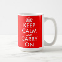 Keep Calm and Carry On Mug - Original