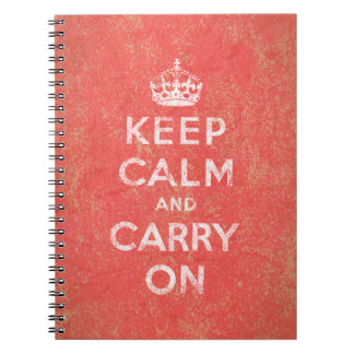 Keep Calm and Carry On Notebook