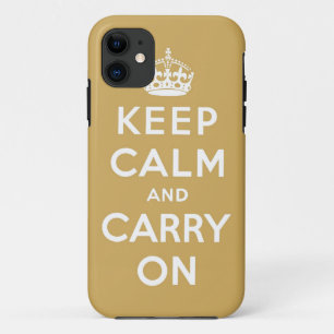keep calm and carry on Original iPhone 11 Case