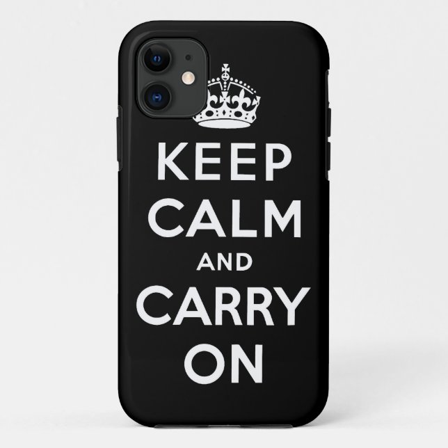 keep calm and carry on Original Case-Mate iPhone Case (Back)