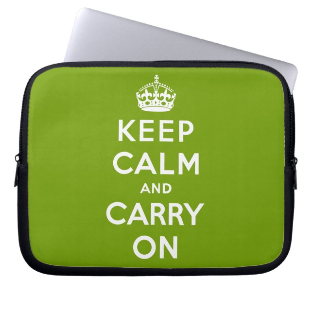 keep calm and carry on Original Laptop Sleeve (Front)