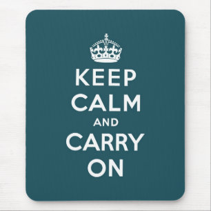 keep calm and carry on Original Mouse Mat