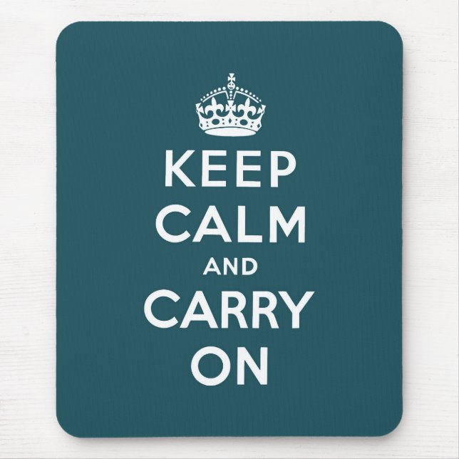 keep calm and carry on Original Mouse Mat (Front)
