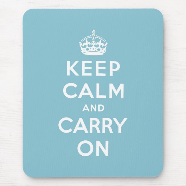 keep calm and carry on Original Mouse Mat (Front)