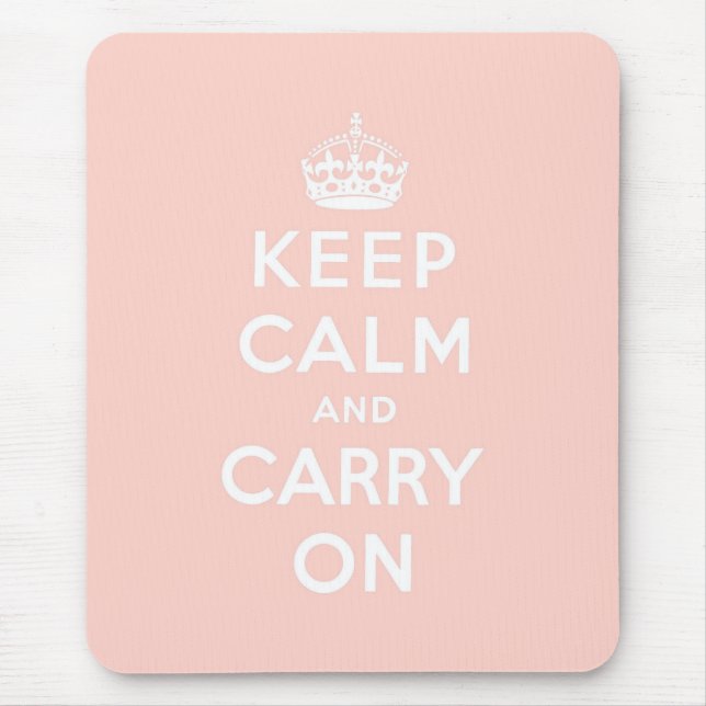 keep calm and carry on Original Mouse Mat (Front)
