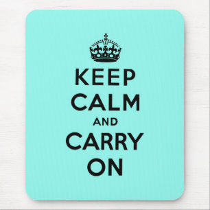 keep calm and carry on Original Mouse Mat