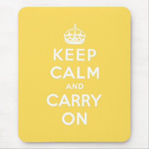 keep calm and carry on Original Mouse Mat