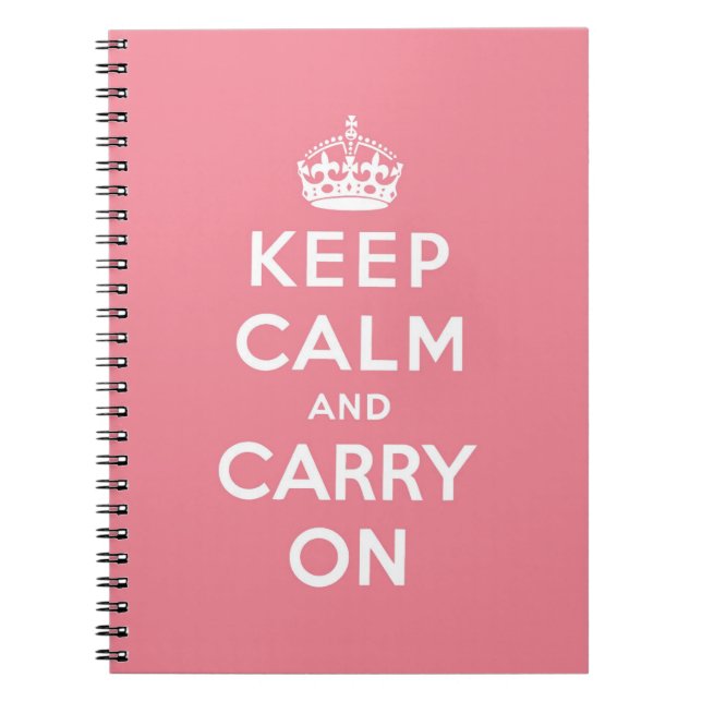 keep calm and carry on Original Notebook (Front)
