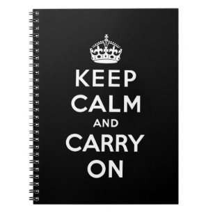 keep calm and carry on Original Notebook