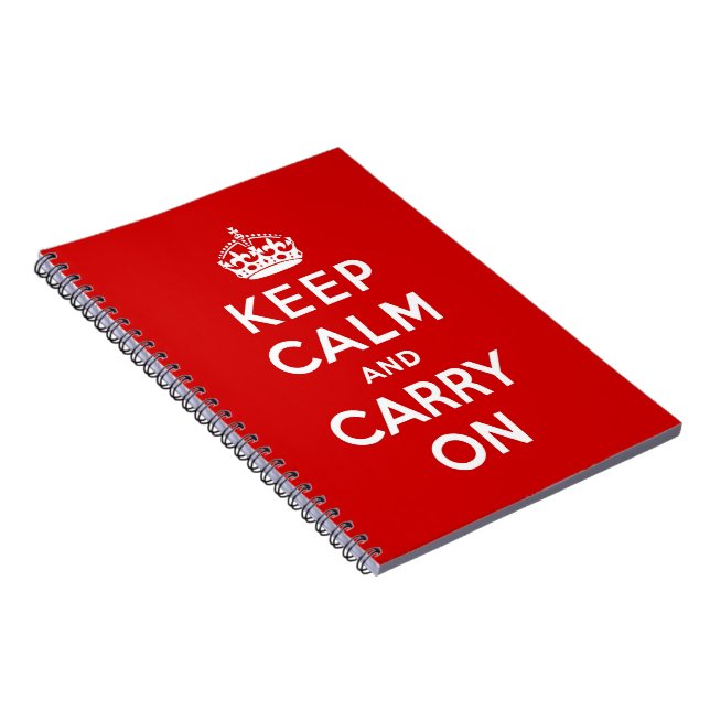 keep calm and carry on Original Notebook (Right Side)