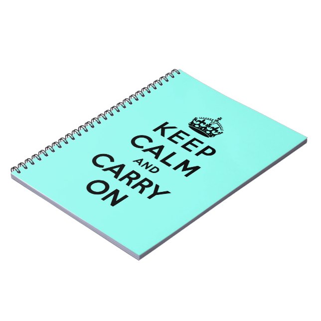 keep calm and carry on Original Notebook (Left Side)