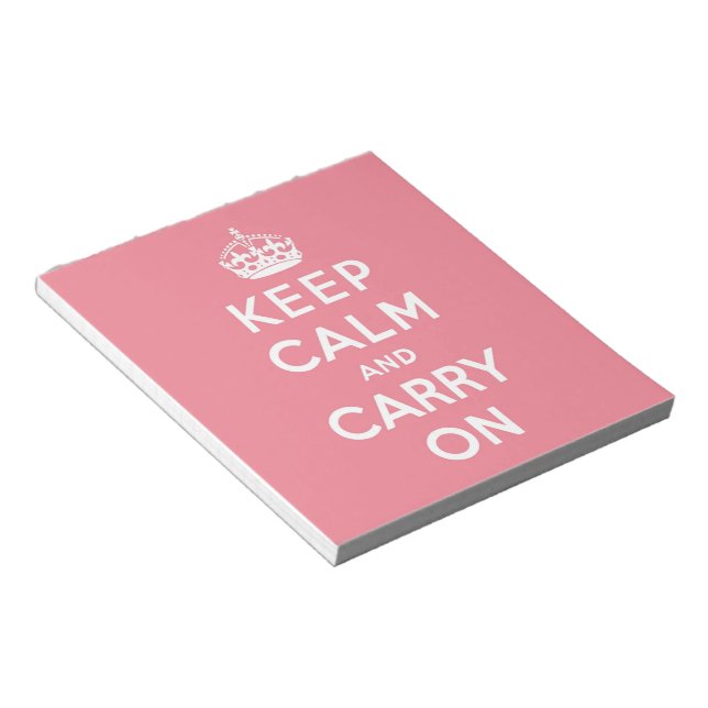 keep calm and carry on Original Notepad (Angled)