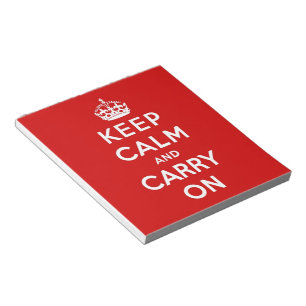 keep calm and carry on Original Notepad
