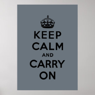 keep calm and carry on Original Poster