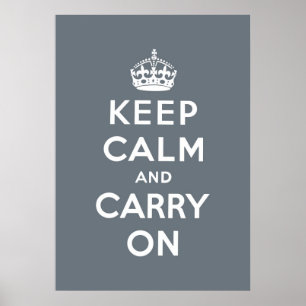 keep calm and carry on Original Poster