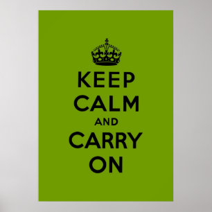 keep calm and carry on Original Poster