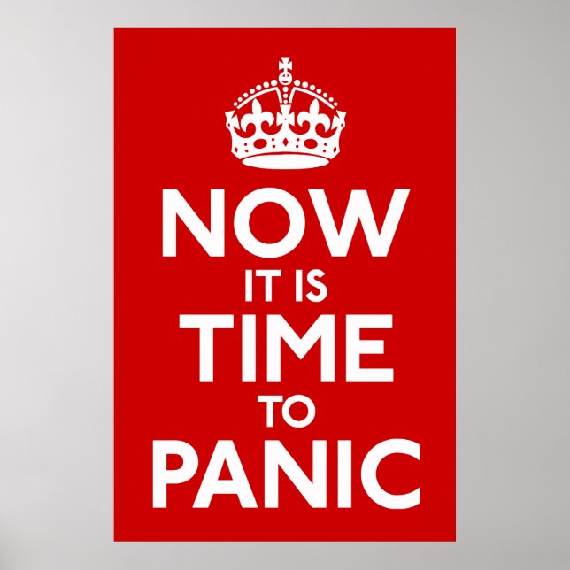 Keep Calm and Carry On Parody Print (Front)