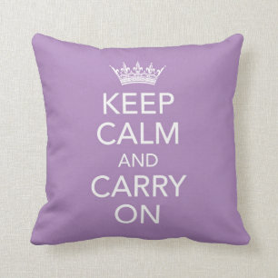 Keep Calm and Carry On Pillow