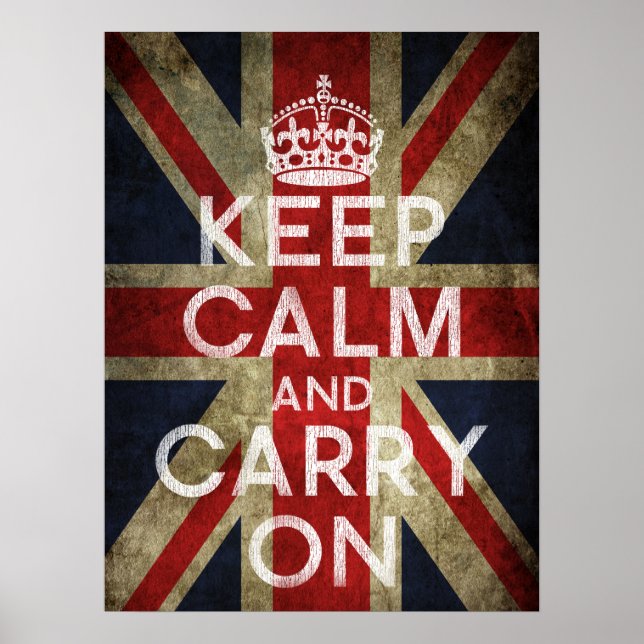 Keep Calm and Carry On Poster (Front)