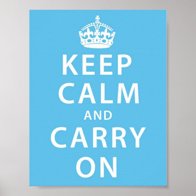 Keep Calm and Carry On Poster (Front)