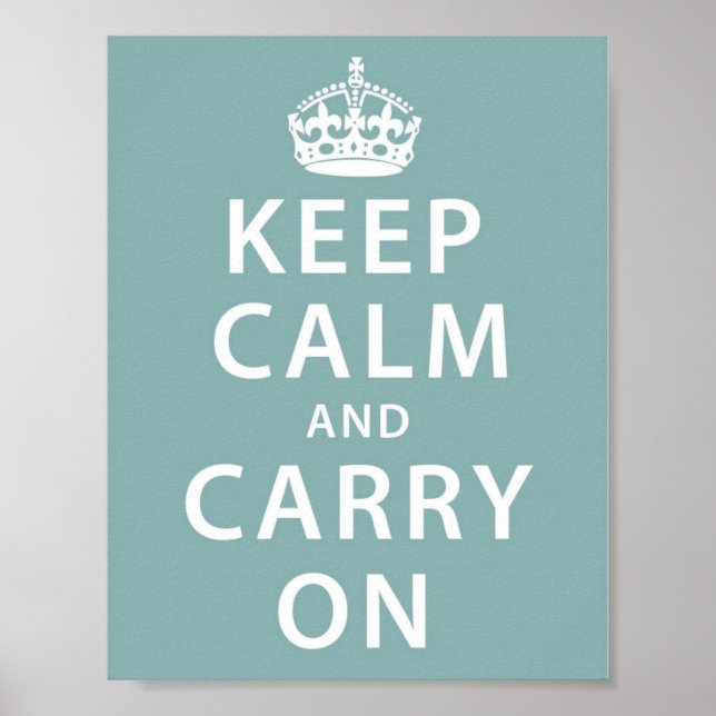 Keep Calm and Carry On Poster (Front)