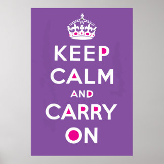 Keep Calm and Carry On Poster