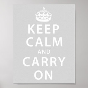 Keep Calm and Carry On Poster