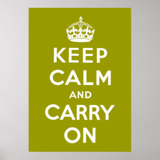 Keep Calm And Carry On Poster