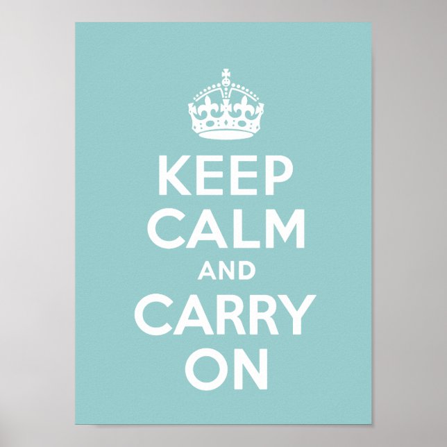 Keep Calm and Carry On Poster (Front)
