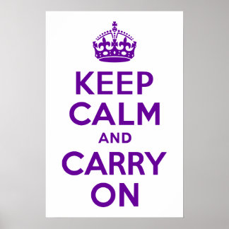 Keep Calm and Carry On Poster