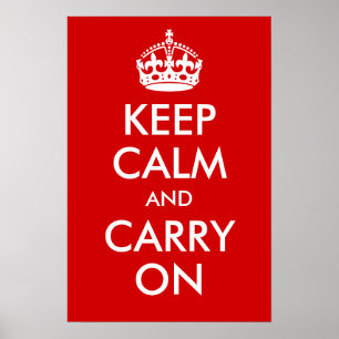 Keep Calm and Carry On Print