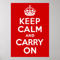 Keep Calm and Carry On Print