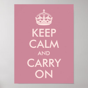 Keep Calm and Carry On Print