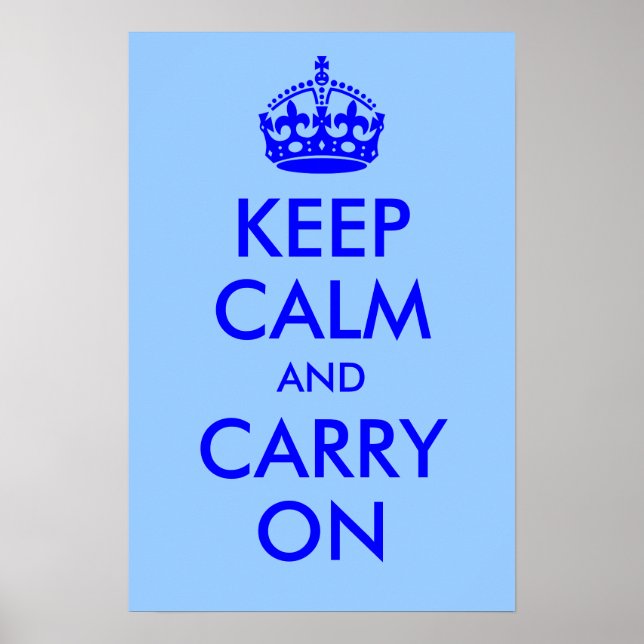 Keep Calm and Carry On Print (Front)