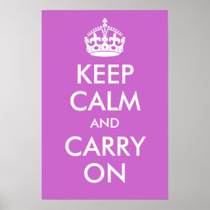 Keep Calm and Carry On Print