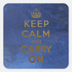 Keep Calm and Carry On Sticker