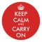 Keep calm and carry on stickers | Customisable