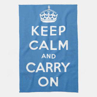 Keep Calm and Carry On Tea Towel