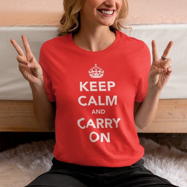 Keep Calm and Carry On - The Original Design T-Shirt (Creator Uploaded)