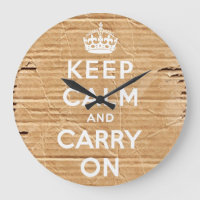 keep calm and carry on vintage cardboard